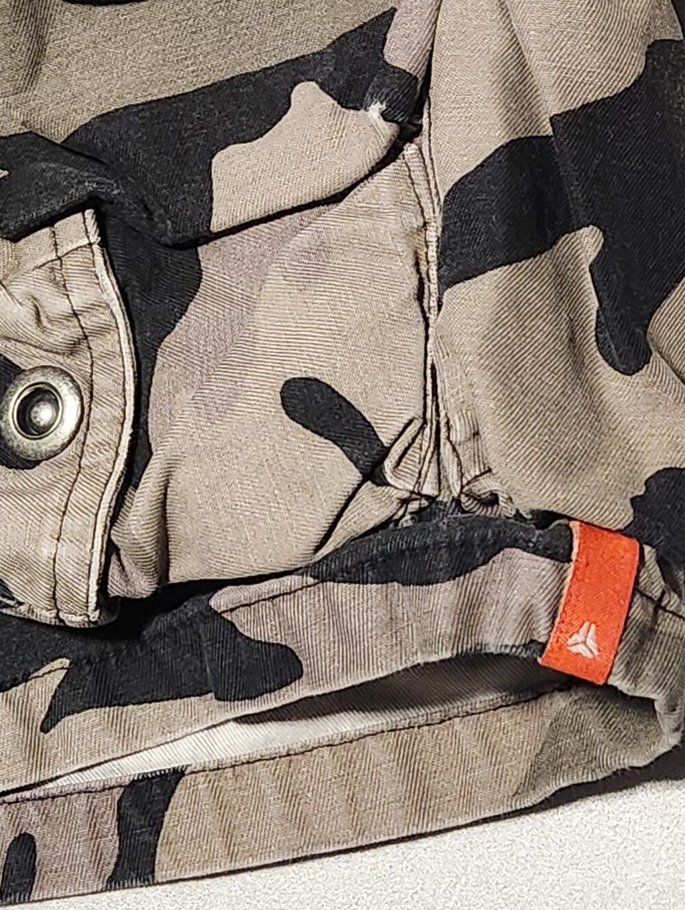 Vintage Y2K Old Navy Boys Camo Cargo Shorts Size 7 Camouflage Pockets 2005 - Picture 5 of 12